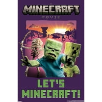 A Minecraft Movie - Zombie, Creeper, Skeleton Wall Poster, 22.375" x 34"
