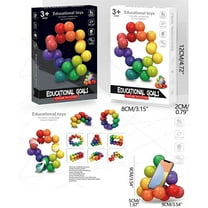 A Mini Decompression Sensory Fidget Toys, 20 Piece Set For Stress Relief, Educational Puzzle Ball For Focus