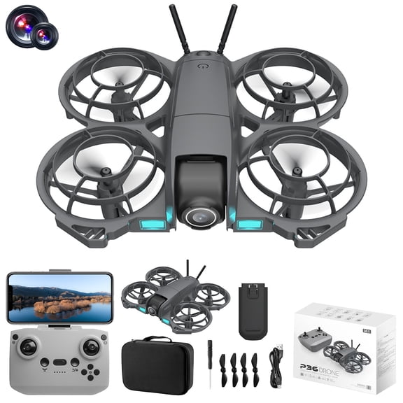 A Mini Rc Quadcopter With Remote Control 600Mah Battery Wifi Fpv Drone Headless Mode Start Speed Adjustment Foldable Toys For Boys