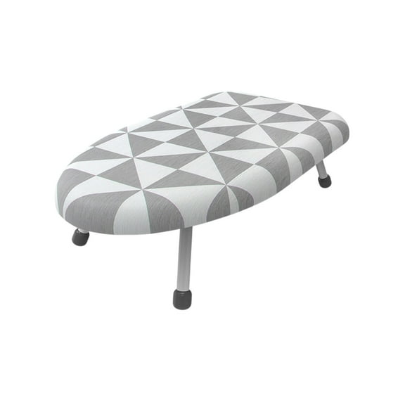 A Mini Tabletop Ironing Board - Foldable Pad With Heat Cover, Portable Travel Ironing Mat
