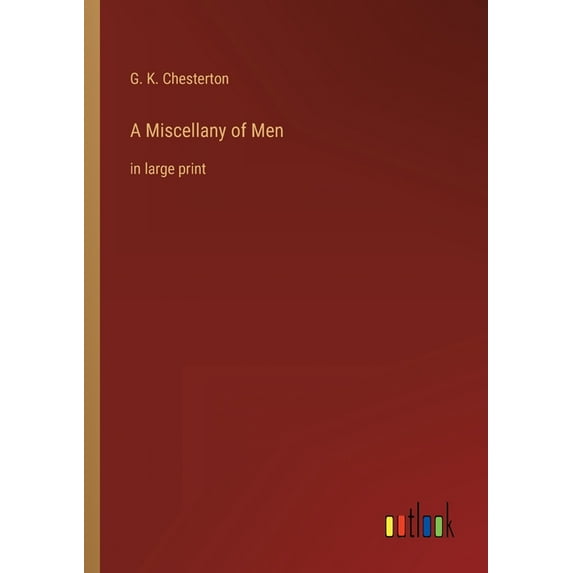 A Miscellany of Men: in large print, (Paperback)