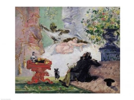 A Modern Olympia Canvas Art - Paul Cezanne (36 x 24)