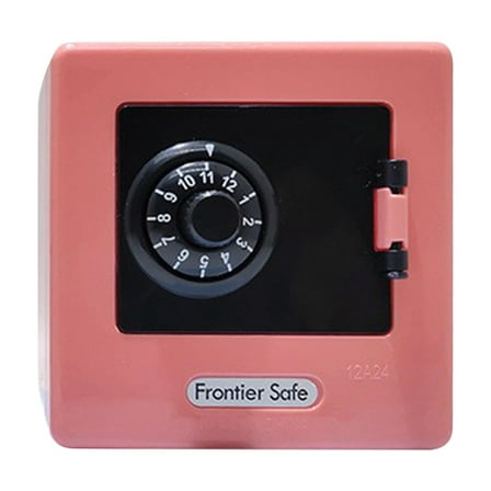 A Money Storage Box With Combination Lock For Coins And Cash Safe Design For Home Use