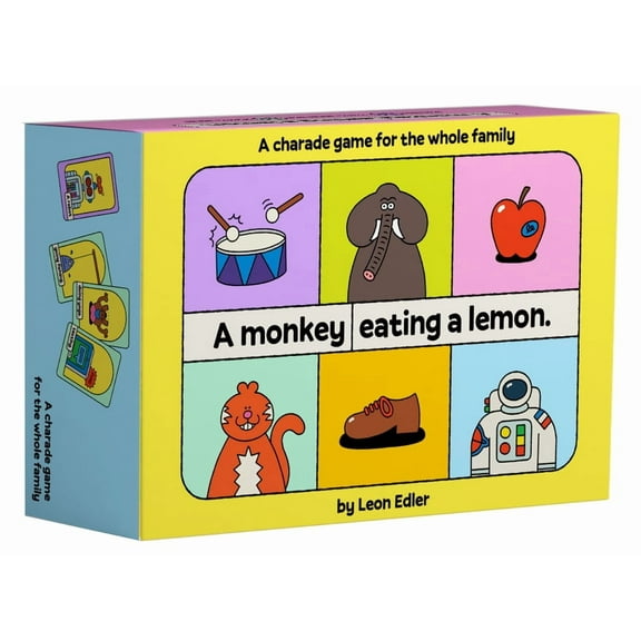 A Monkey Eating a Lemon: A Charade Game for the Whole Family, (Hardcover)