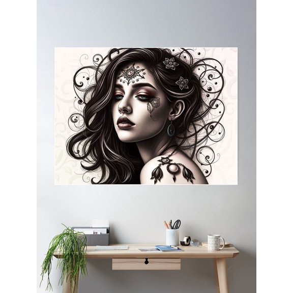 A Mood Poster Wall Art, Modern Wall Decor For Living Room Bedroom, 8x12 UNFRAMED