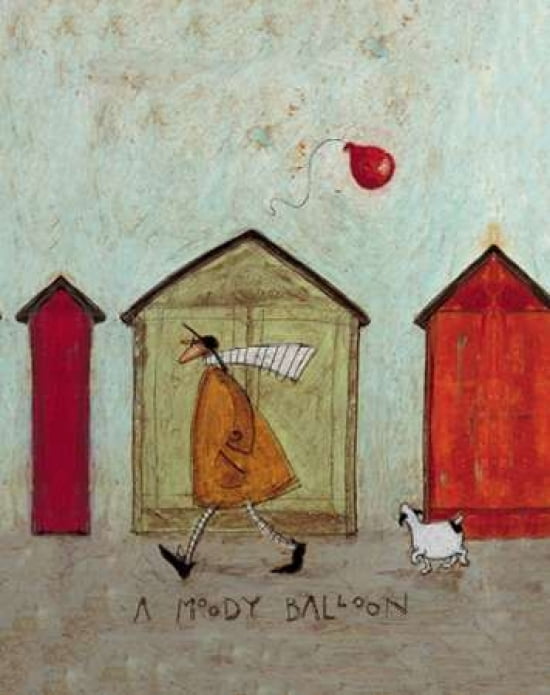 A Moody Balloon Canvas Art - Sam Toft (20 x 24)