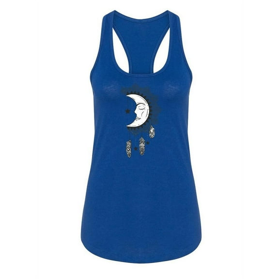 A Moon Dreamcatcher Racerback Tank Women -Image by Shutterstock, Female Small