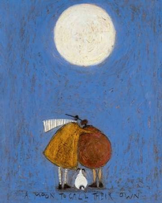 A Moon To Call Their Own Canvas Art - Sam Toft (24 x 30)
