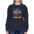 thumbnail image 1 of A Morning Person On Christmas Sweatshirt Women -Smartprints Designs, Female Small, 1 of 4