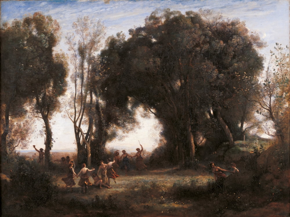 A Morning The Dance Of The Nymphs Canvas Art - (36 x 24)