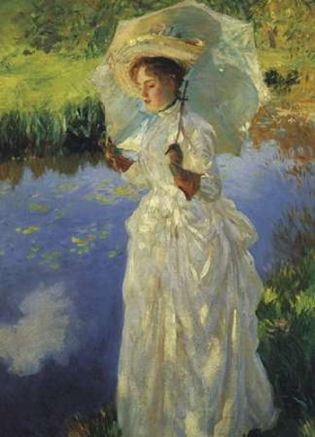 A Morning Walk 1888 Canvas Art - John Singer Sargent (18 x 24)