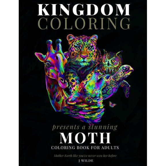 A Moth Coloring Book for Adults: A Stunning Collection of Moth Coloring Patterns: Perfect for Mindfulness During Self Isolation & Social Distancing