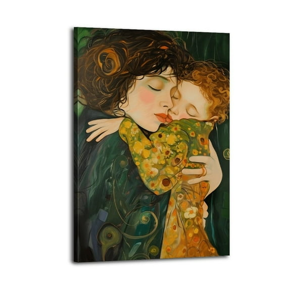 A Mother And Child in A Warm Embrace Poster Great Wall Art for Home Decor, Mother's Day Gift, Posters for Bedroom, Office Or Living Room