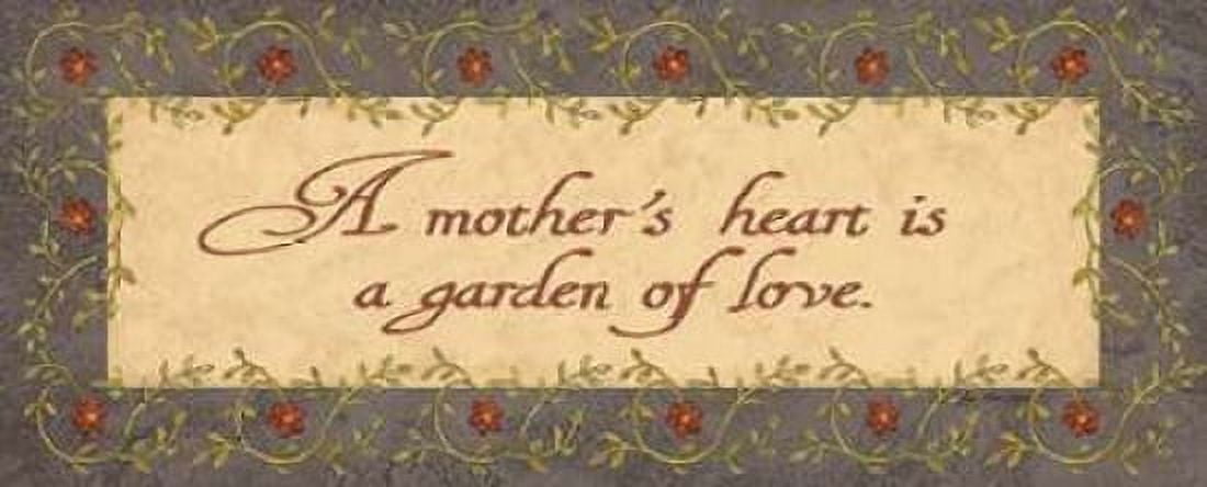 A Mothers Heart Canvas Art - Jo Moulton (10 x 20)