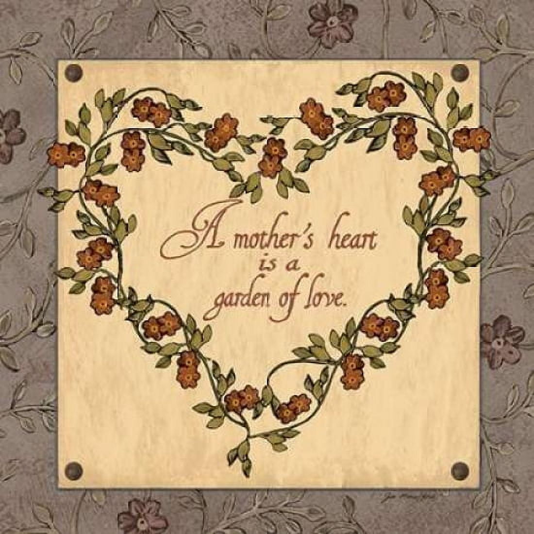 A Mothers Heart Canvas Art - Jo Moulton (24 x 24)