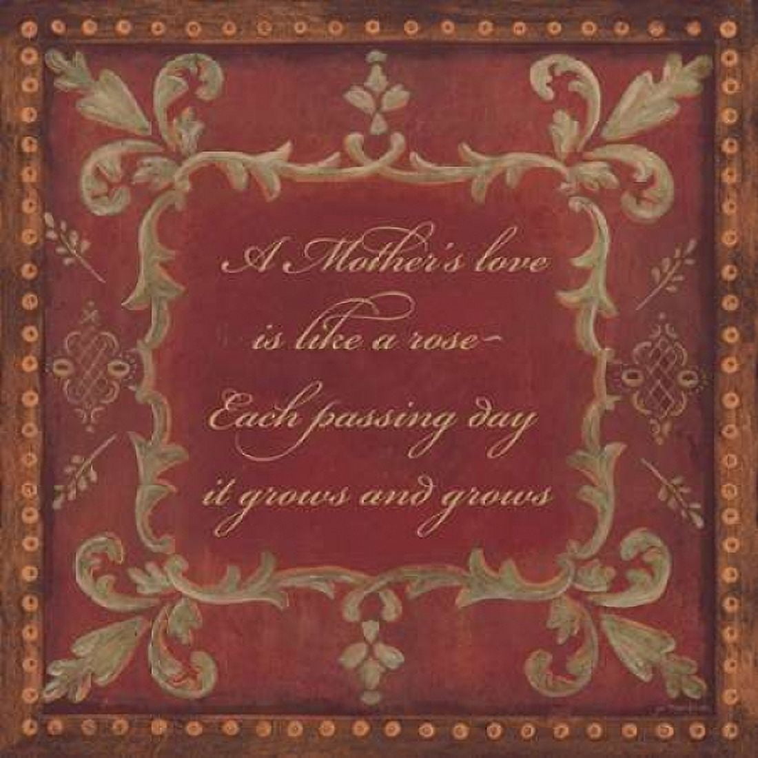 A Mothers Love Canvas Art - Jo Moulton (24 x 24)