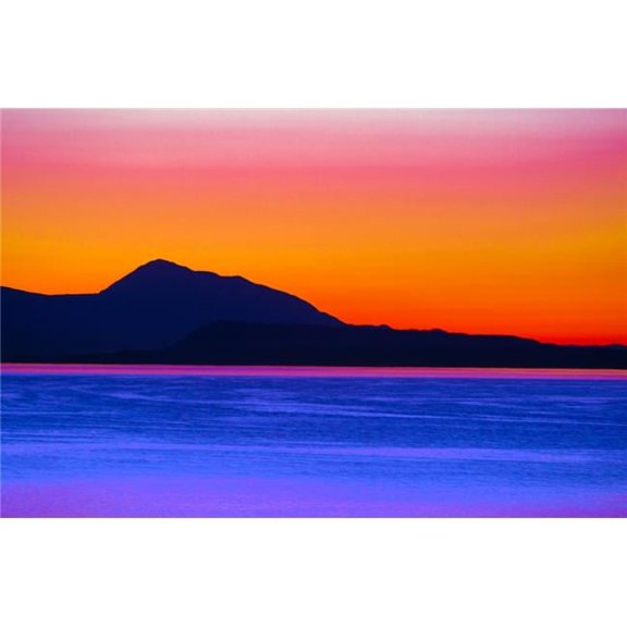 A Mountain Silhouette Poster Print by Raven Regan, 34 x 22 - Large