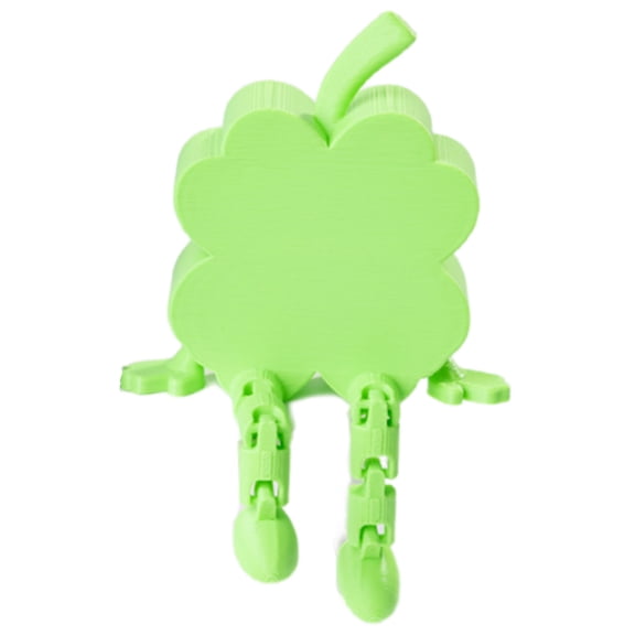 A Movable Four Leaf Clover Decorative Ornament For St Patricks Day Home Table Decor 1Pc 0.04Lb