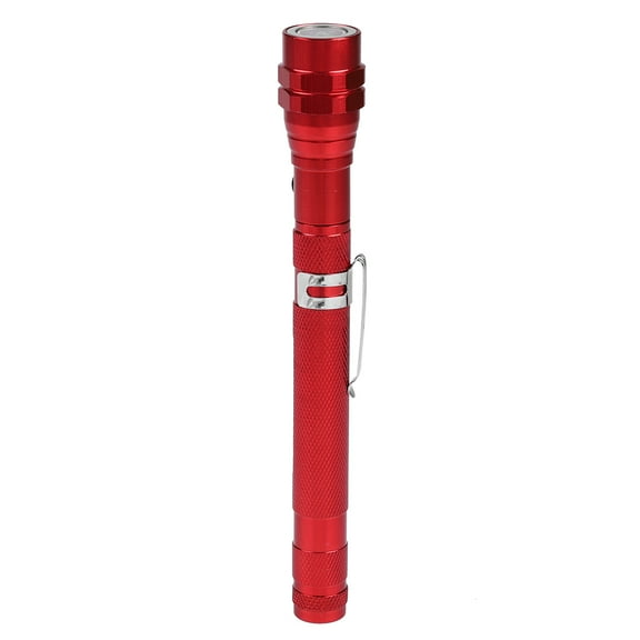 A Multi-Function Mini Telescopic LED Flashlight with Flexible Design and Magnetic End Red Rotatable Torch