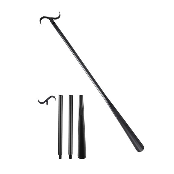 A Multi Functional Sock Aid for Seniors and Pregnant Women Assistive Dressing Aid Long Handled Shoehorn 34.65 Inches Black