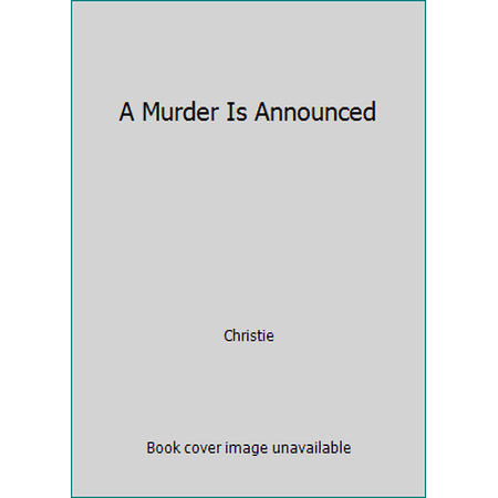 Pre-Owned A Murder Is Announced (Paperback) 0671831747 9780671831745