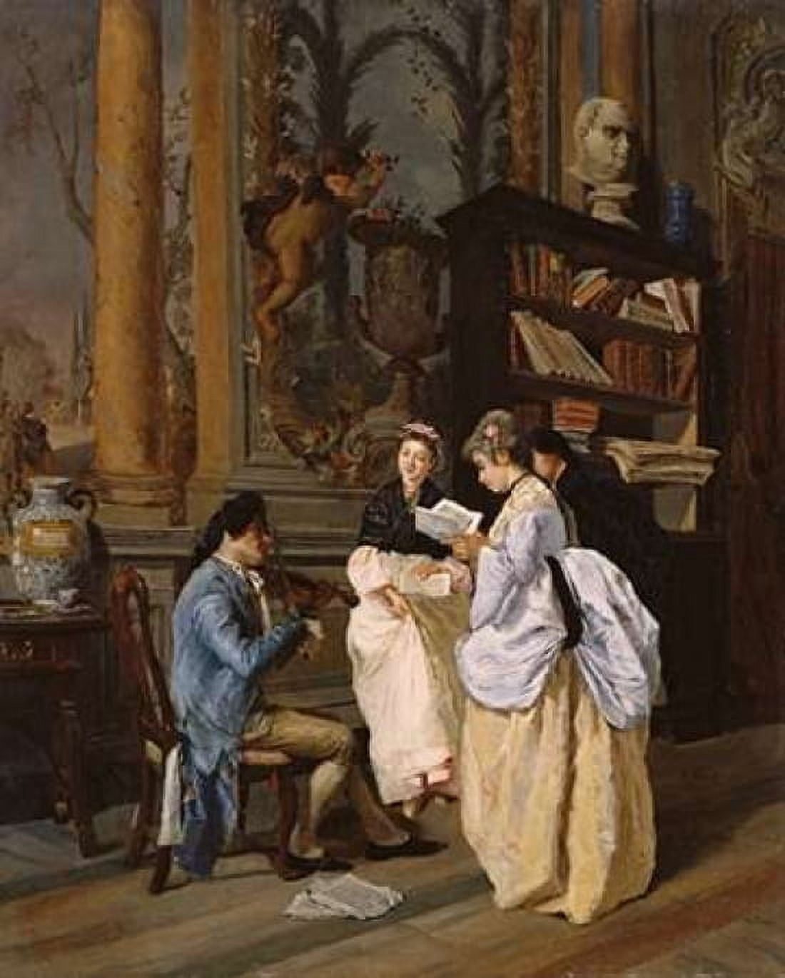 A Musical Interlude Canvas Art - Edouardo Navone (24 x 30)