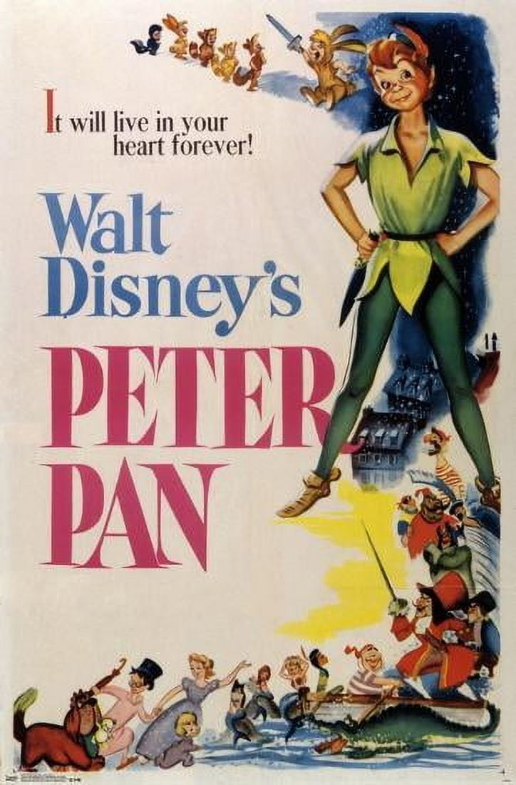 A New X Disney Peter Pan One Sheet Poster Canvas Posters Farmed