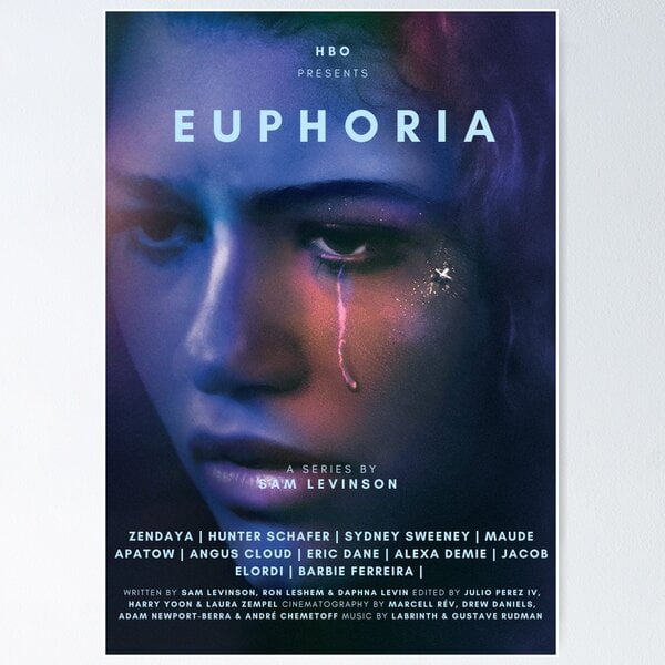 A NEW EUPHORIA ZENDAYA TV SHOW POSTER Poster - Walmart.com
