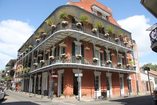 A NEW New Orleans French Quarter Balconies Poster Canvas Posters Framed ...