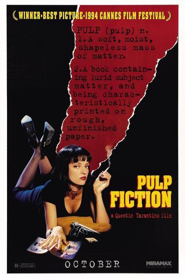 A NEW Pulp Fiction [1994], directed by QUENTIN TARANTINO. Poster Canvas ...