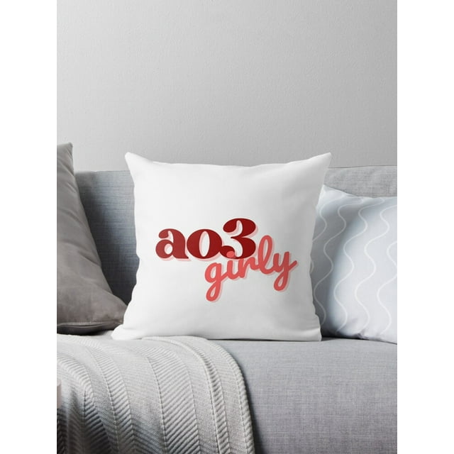 A NEW "ao3 girly" Archive Of Our Own Girly Throw Pillow Covers Cases Cushion Cover Case Sofa