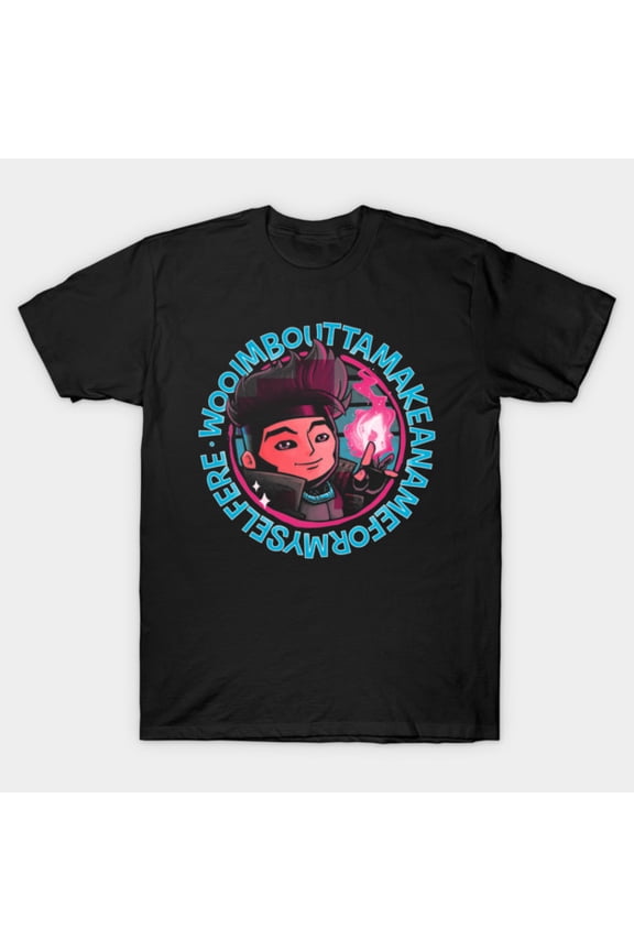 A Name For Myself Achievement Motivation Ambition Legacy Statement Font Unisex T-Shirt, up to size 3XL.