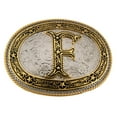 thumbnail image 1 of A Name Initial F Letter F Belt Buckles Alphabet F Monogram F Men Cowboy Western Cowgirl Unisex Rodeo Style, 1 of 2