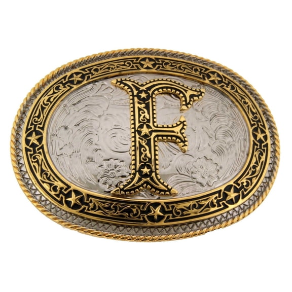 A Name Initial F Letter F Belt Buckles Alphabet F Monogram F Men Cowboy Western Cowgirl Unisex Rodeo Style