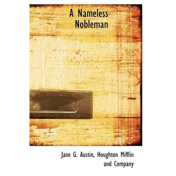 A Nameless Nobleman (Hardcover)