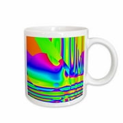 A Neon Colored Digital Abstract by Angelandspot 11oz Mug mug-180978-1