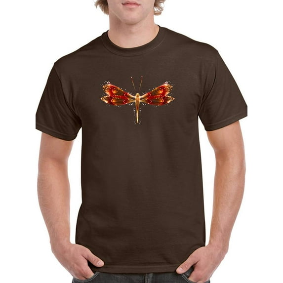 A Neon Dragonfly T-Shirt Men -Image by Shutterstock, Male XX-Large