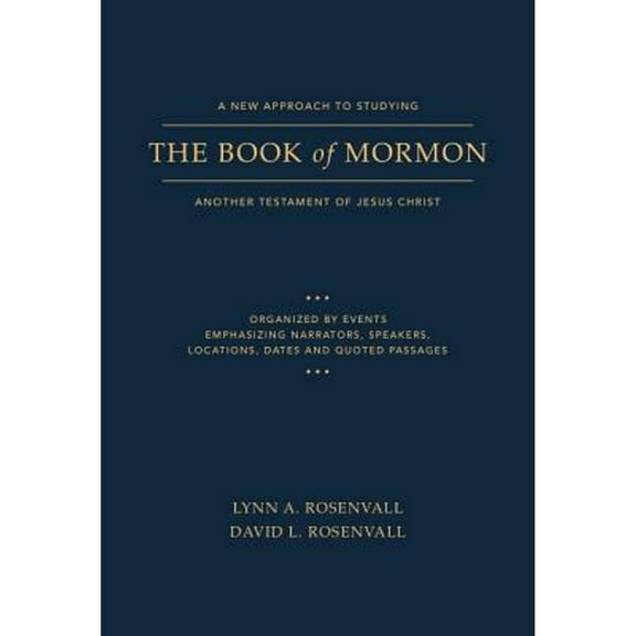 Pre-Owned A New Approach to Studying the Book of Mormon: Another Testament of Jesus Christ (Paperback) 0998717800 9780998717807