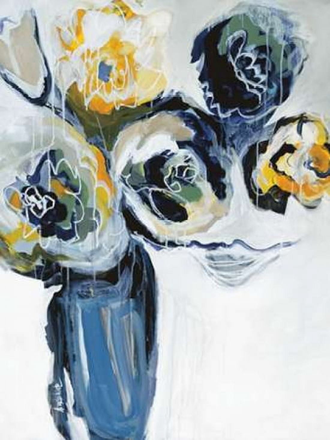 A New Day Blooms Canvas Art - Angela Maritz (18 x 24)
