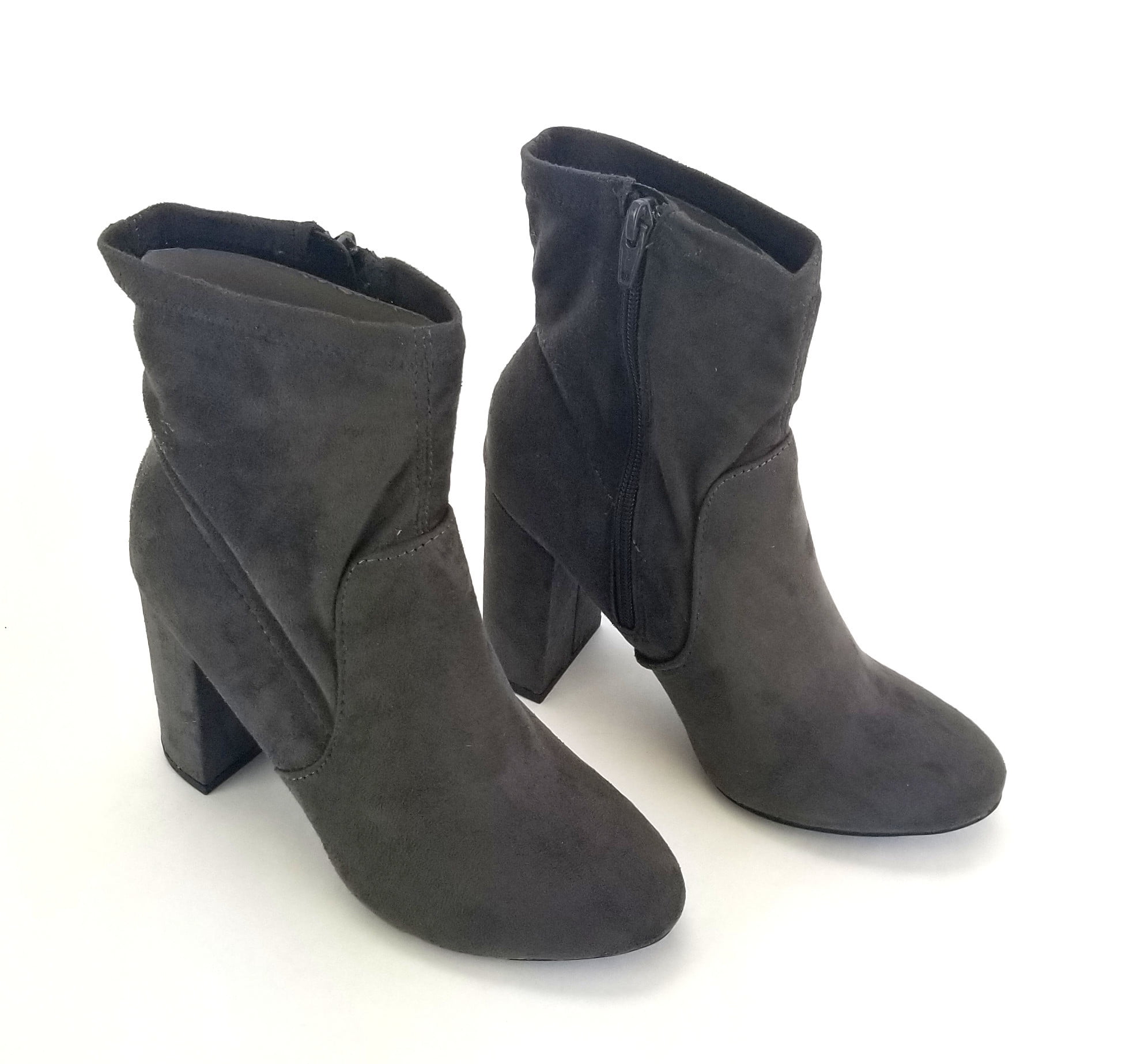 A new shop day black boots