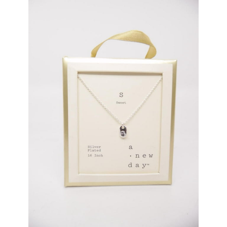 A new 2025 day letter necklace