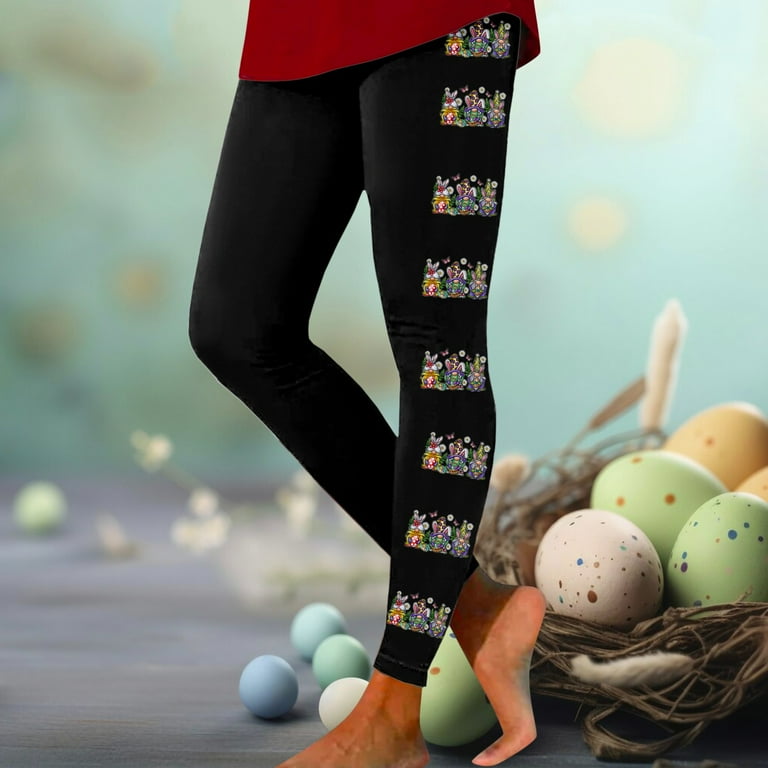 A New Day Leggings Target Women Suitable Workout Out Leggings Easter Print Color Block Pants Soft Stretchy Leggings Walmart