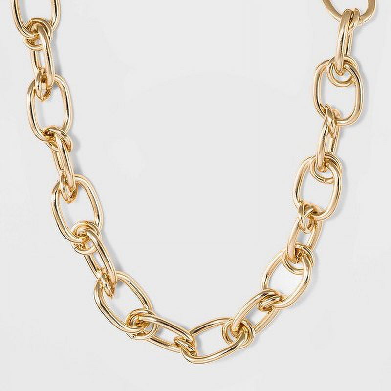 Silver Plated Thick Chain Necklace - Lovisa