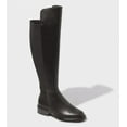 thumbnail image 1 of Women's Hope Black Tall Ankle Zip Riding Boots 8, 1 of 3