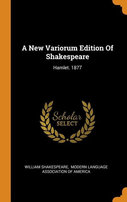 A New Variorum Edition of Shakespeare (Hardcover)