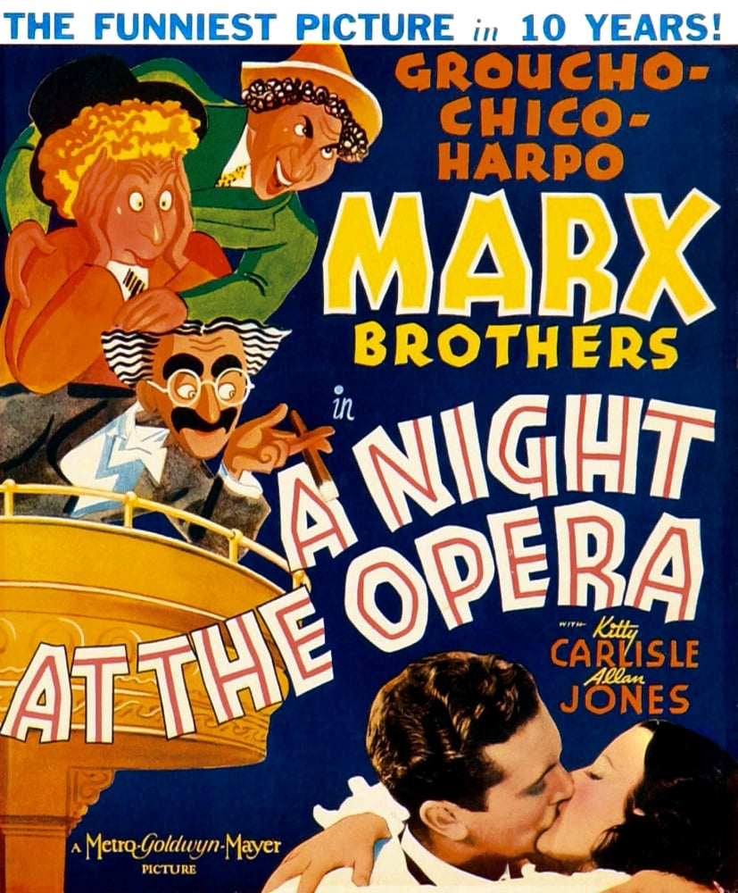 A Night At The Opera Canvas Art - (24 x 36)