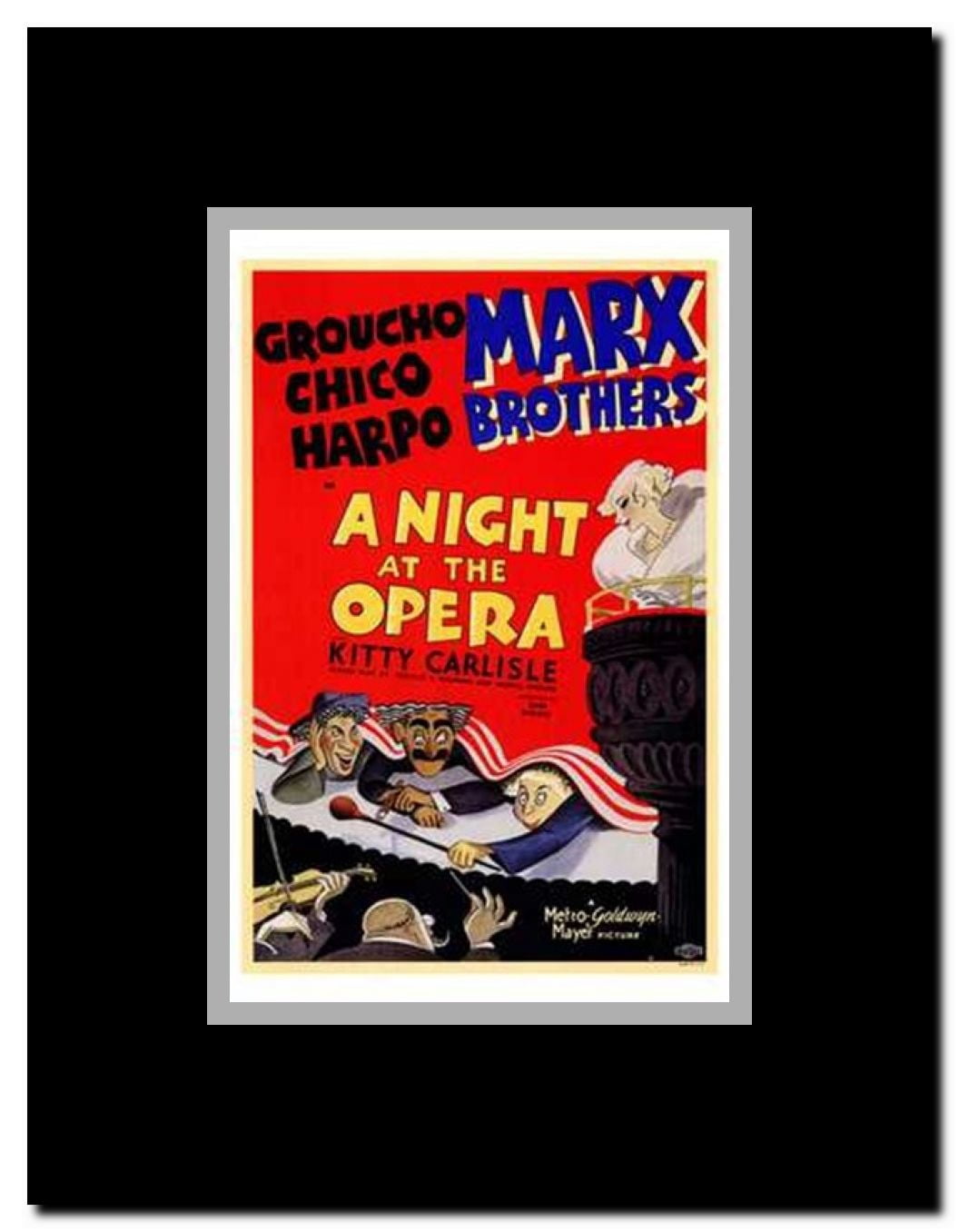 A Night At the Opera Framed Movie Poster