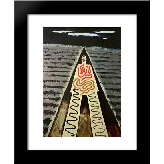 A Night at Saint Jean 20x24 Framed Art Print by Ray, Man