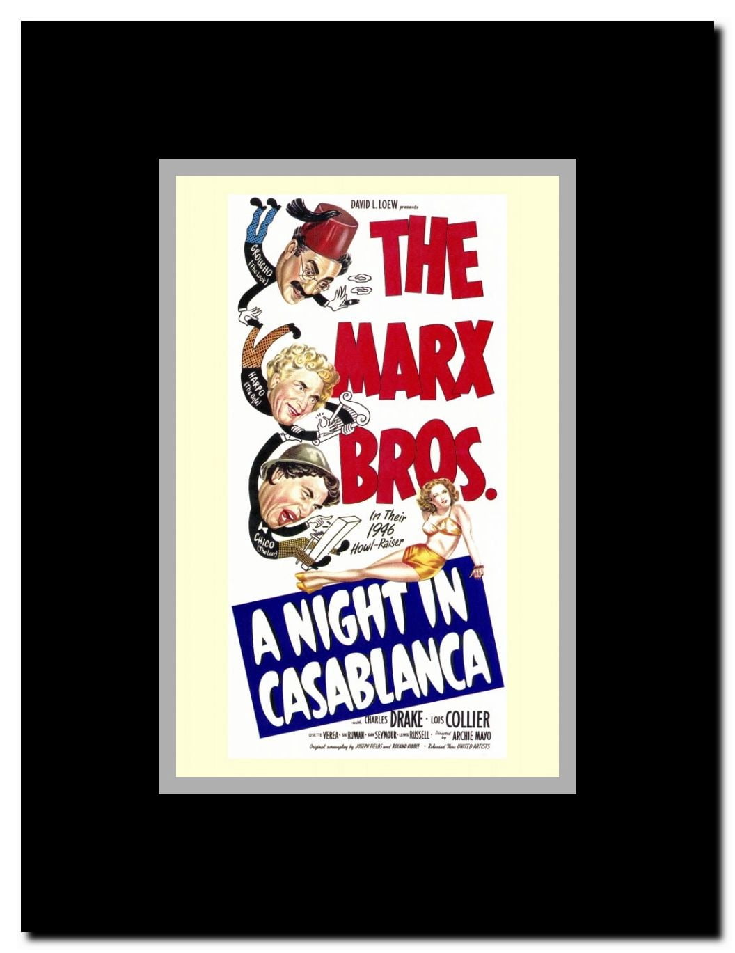 A Night in Casablanca Framed Movie Poster