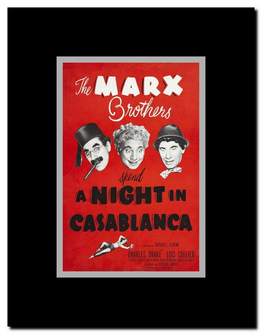 A Night in Casablanca Framed Movie Poster